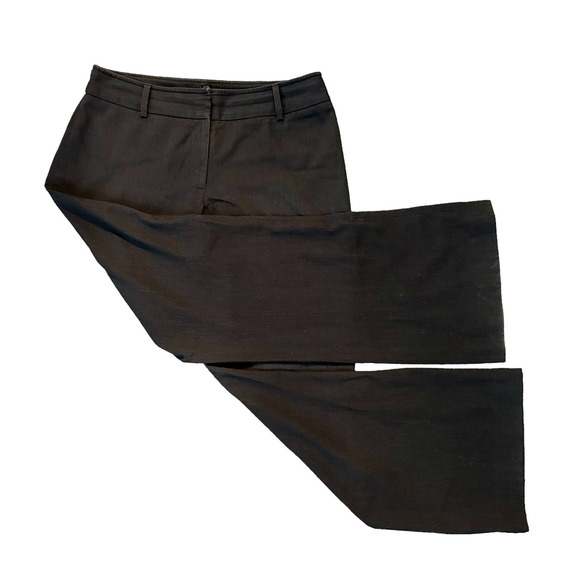 Alfani Essentials Dark Gray Wide Leg Dress Pants Womens Size 8 - Picture 1 of 10
